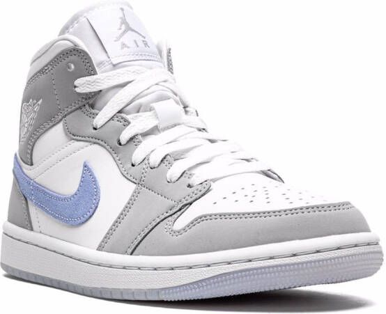 Jordan Air 1 Mid "Grey Blue" sneakers Wit