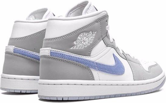 Jordan Air 1 Mid "Grey Blue" sneakers Wit