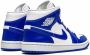 Jordan Air 1 Mid sneakers dames rubber leer Stof 11.5 Wit - Thumbnail 3