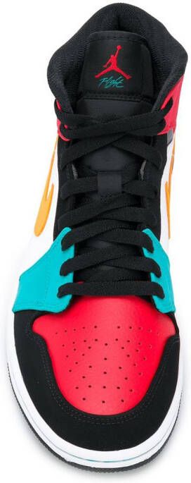 Jordan Air 1 Mid sneakers Zwart