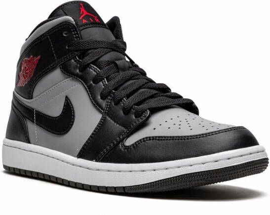 Jordan Air 1 Mid "Shadow Red" sneakers Zwart