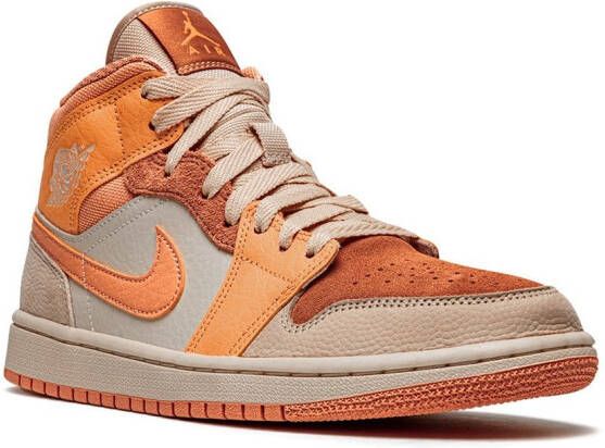 Jordan Air 1 mid-top sneakers Oranje