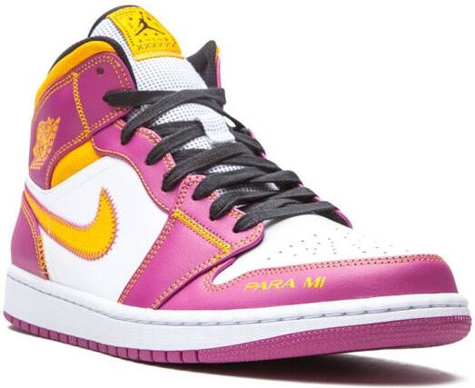 Jordan Air 1 mid-top sneakers Roze