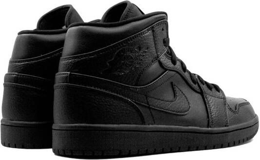 Jordan Air 1 mid-top sneakers Zwart