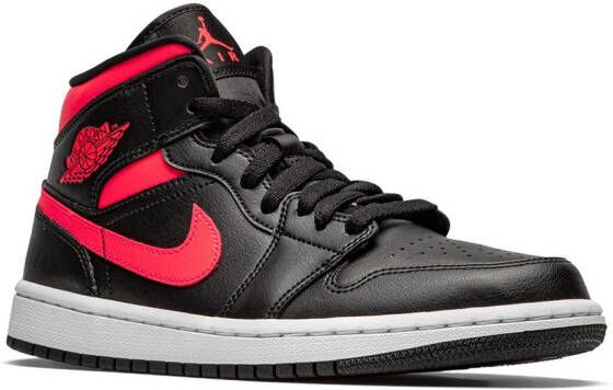 Jordan Air 1 mid-top sneakers Zwart