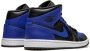 Jordan Air 1 mid top sneakers rubber leer Stof 10.5 Zwart - Thumbnail 2