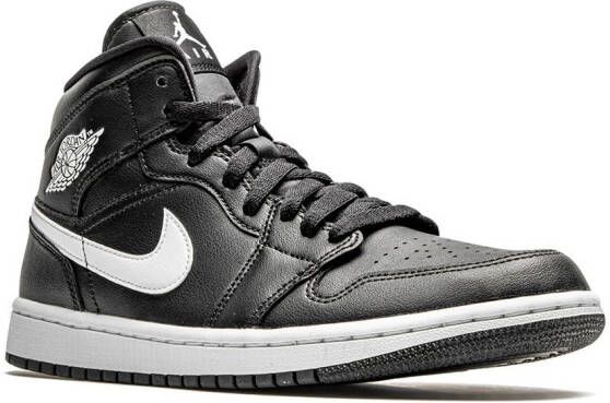 Jordan Air 1 mid-top sneakers Zwart