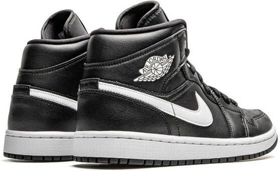 Jordan Air 1 mid-top sneakers Zwart