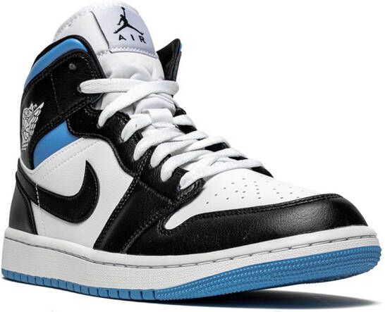 Jordan Air 1 mid-top sneakers Zwart