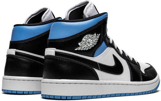 Jordan Air 1 mid-top sneakers Zwart