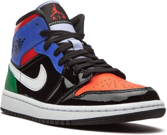 Jordan Air 1 mid-top sneakers Zwart