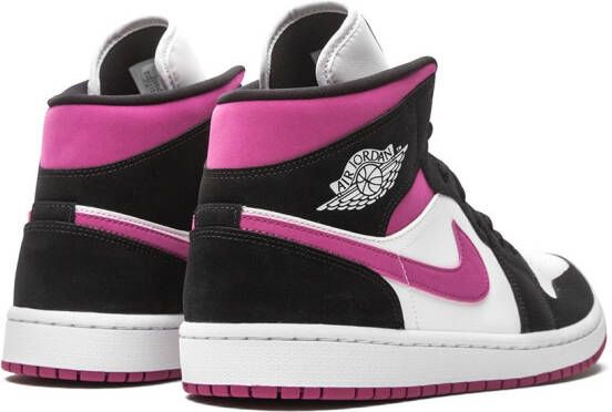 Jordan Air 1 mid-top sneakers Zwart