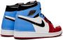 Jordan Air 1 Retro Fearless high top sneakers unisex rubber lakleer PolyesterPolyester 10.5 Wit - Thumbnail 3