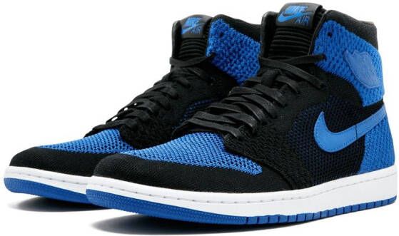 Jordan Air 1 Retro Flyknit high-top sneakers Blauw