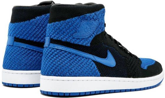 Jordan Air 1 Retro Flyknit high-top sneakers Blauw