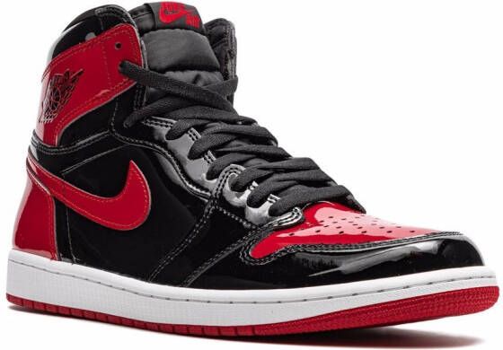 Jordan Air 1 Retro High OG "Bred Patent" sneakers Zwart