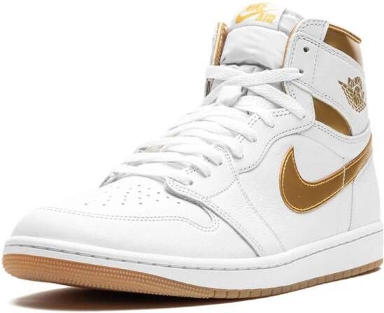 Jordan Air 1 Retro OG "Metallic Gold" sneakers Wit