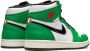 Jordan Air 1 Retro high top OG sneakers dames rubber leer Stof 10.5 Groen - Thumbnail 3