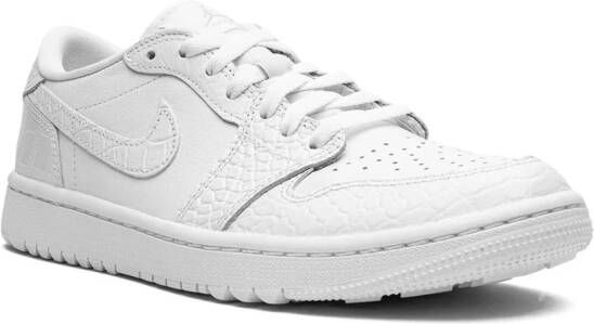 Jordan "Air 1 Retro Low Golf White Croc sneakers" Wit