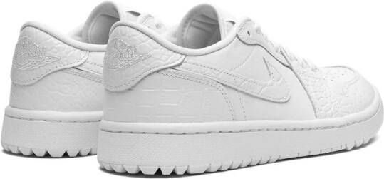 Jordan "Air 1 Retro Low Golf White Croc sneakers" Wit