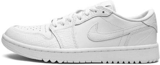 Jordan "Air 1 Retro Low Golf White Croc sneakers" Wit