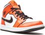 Jordan Air 1 SE mid top sneakers rubber leer Stof 11.5 Wit - Thumbnail 2