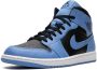 Jordan "Air 1 SE Mid University Blue Black sneakers" Blauw - Thumbnail 4