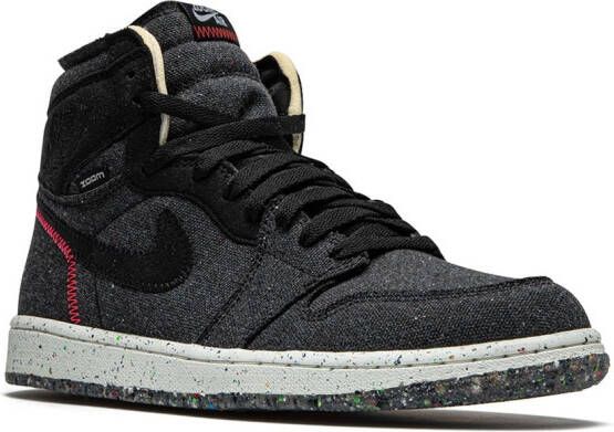 Jordan Air 1 Zoom high-top sneakers Zwart