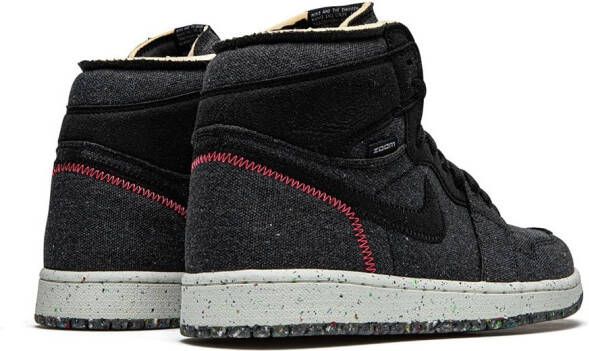 Jordan Air 1 Zoom high-top sneakers Zwart