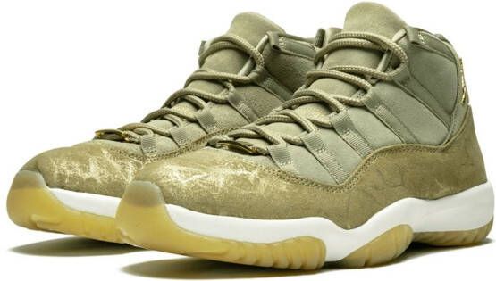 Jordan Air 11 Retro high top sneakers Groen