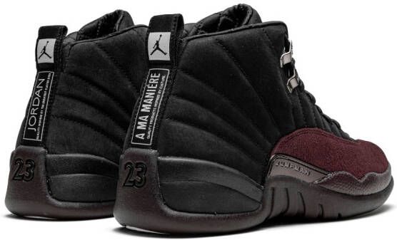 Jordan Air 12 high-top sneakers Zwart