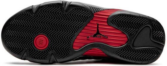 Jordan Air 14 'Black Ferrari' high-top sneakers Zwart