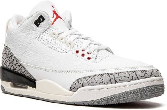 Jordan Air 3 "White Cement Reimaginated" sneakers Wit