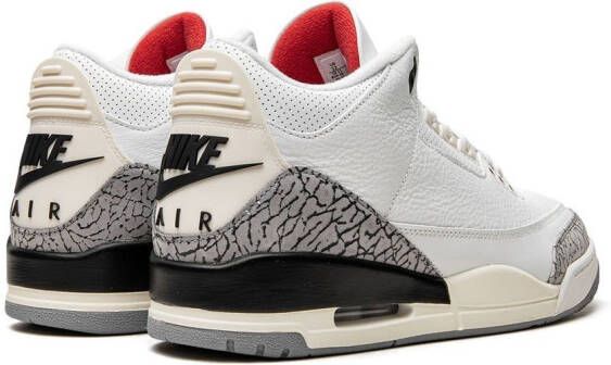 Jordan Air 3 "White Cement Reimaginated" sneakers Wit