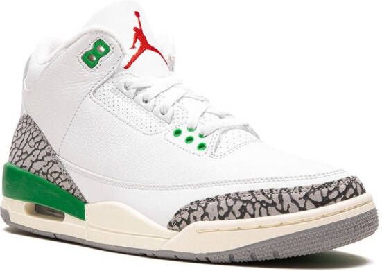 Jordan "Air 3 Lucky Green sneakers" Wit