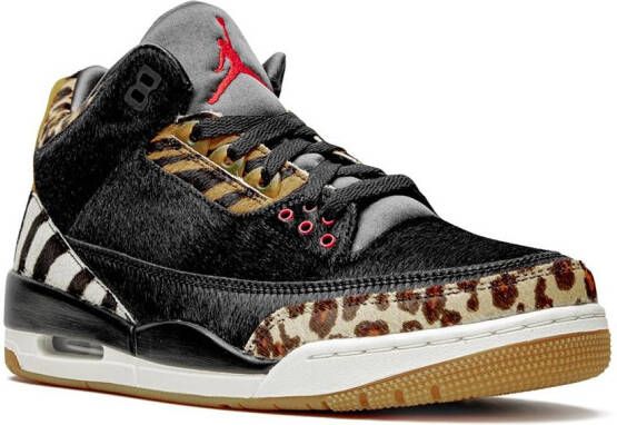 Jordan Air 3 Retro 'Animal Pack' sneakers Zwart