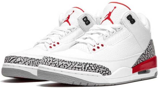 Jordan Air 3 retro sneakers Wit
