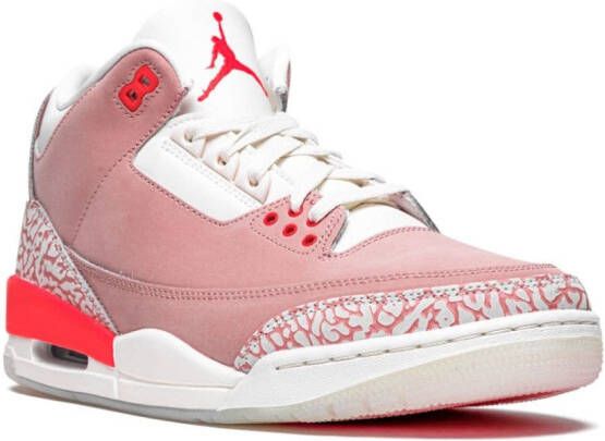 Jordan Air 3 sneakers Roze