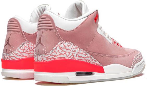 Jordan Air 3 sneakers Roze