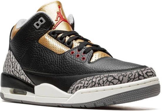 Jordan Air 3 sneakers Zwart