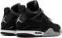Jordan "Air 4 Black Canvas sneakers" Zwart - Thumbnail 3