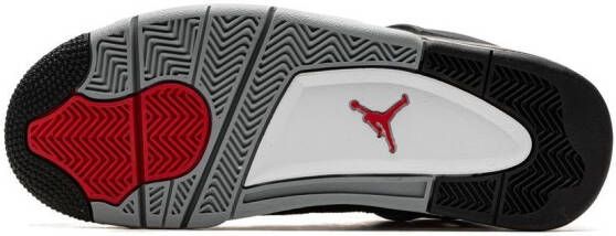 Jordan "Air 4 Black Canvas sneakers" Zwart