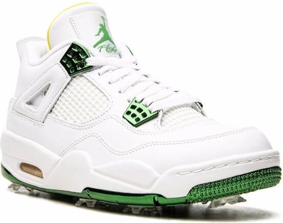 Jordan Air 4 Retro golf sneakers Wit