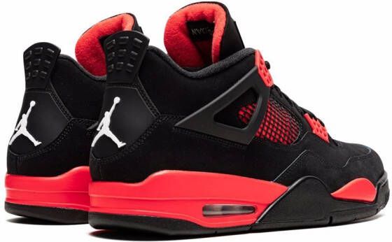 Jordan Air 4 Retro “Red Thunder” sneakers Zwart