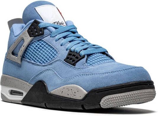 Jordan Air 4 Retro "University Blue" sneakers Blauw
