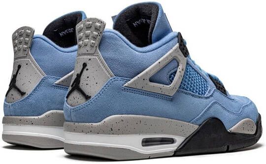 Jordan Air 4 Retro "University Blue" sneakers Blauw