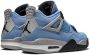 Jordan Air 4 Retro sneakers suède rubber StofStof 10.5 Blauw - Thumbnail 3