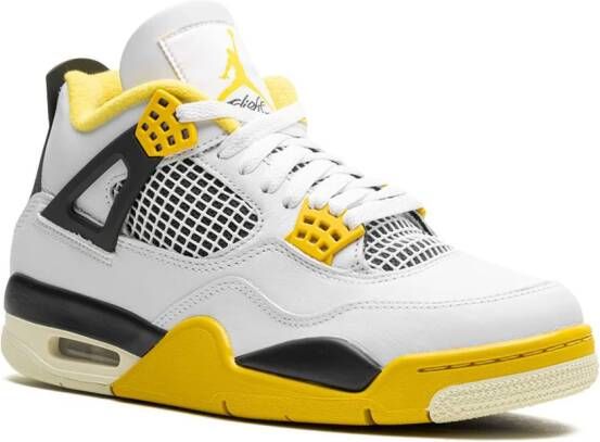 Jordan Air 4 "Vivid Sulfur" sneakers Wit