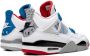 Jordan Air 4 'What The' sneakers unisex rubber leer Polyester 10.5 Wit - Thumbnail 3