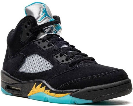 Jordan "Air 5 Retro Aqua sneakers " Zwart